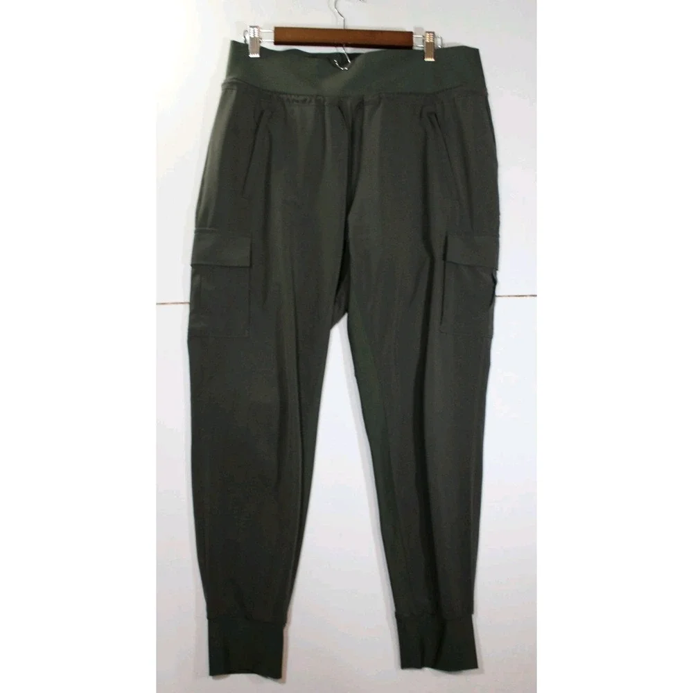 Athleta Women's Cargo Joggers Gray Size 10 - Picture 2 of 9
